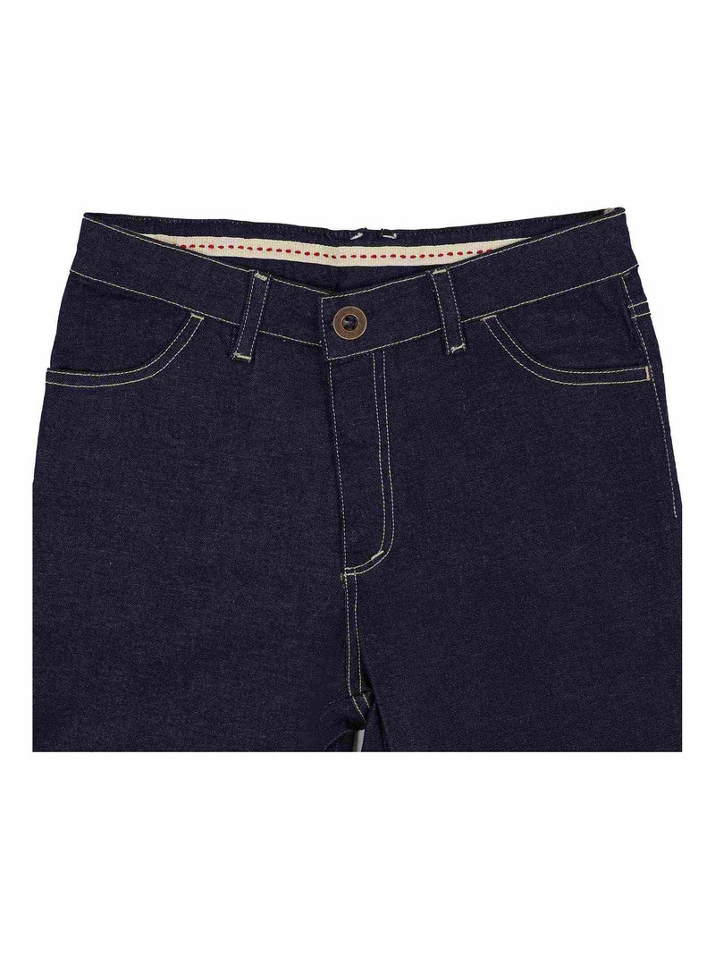 Jean Slim    en Fin  Stretch  MORGAN - La Faute à Voltaire Bleu denim - Kiabi