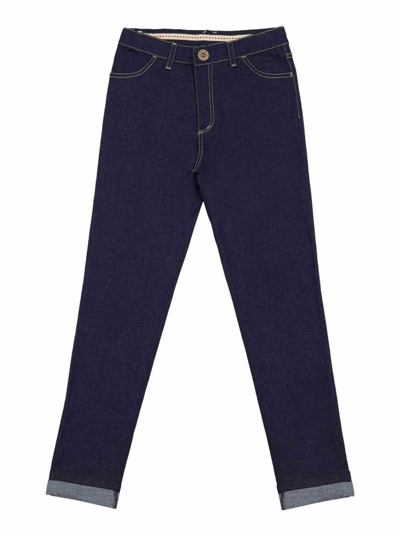 Jean Slim    en Fin  Stretch  MORGAN - La Faute à Voltaire Bleu denim - Kiabi