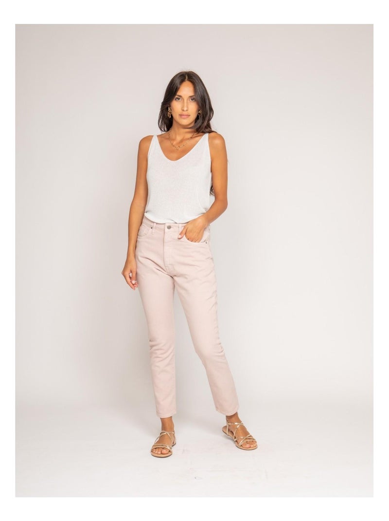 Jean slim EQUATEUR Rose - Kiabi