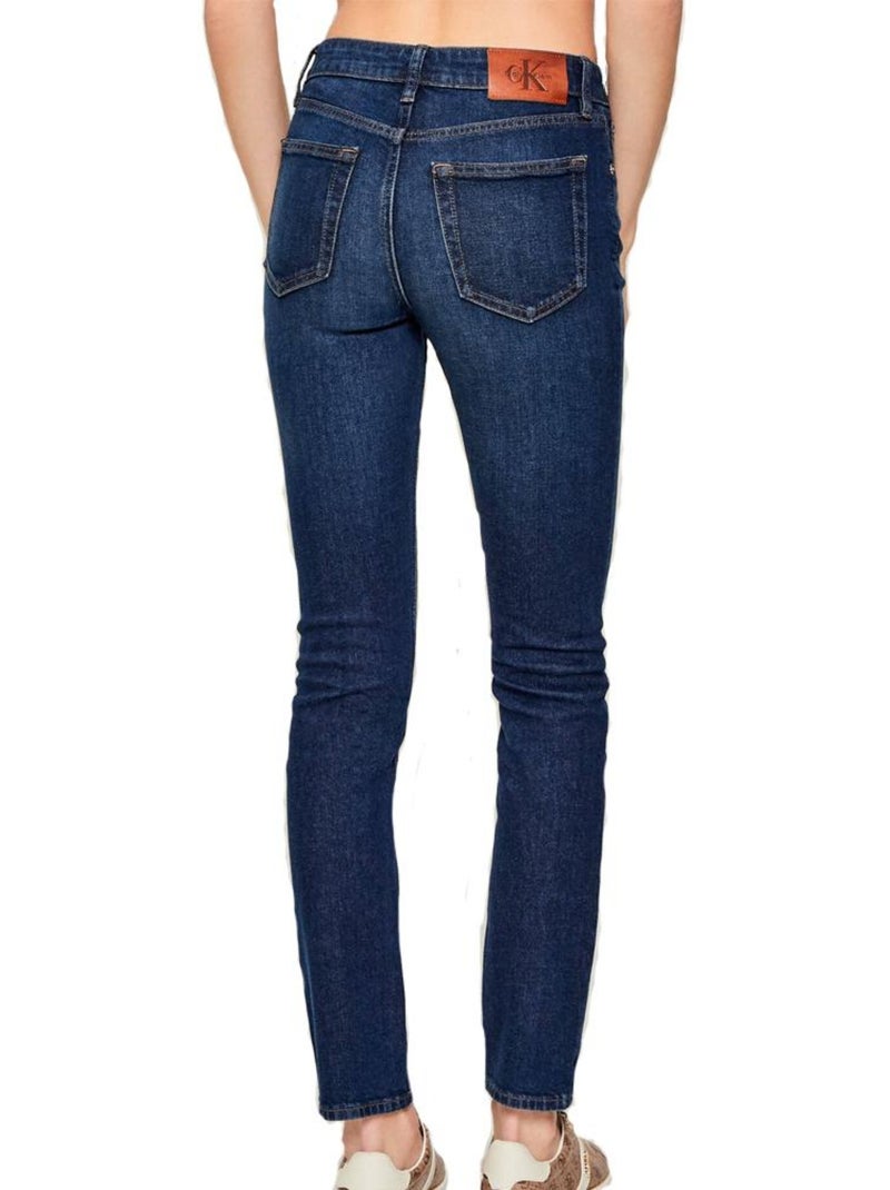 Jean Slim Femme Calvin Klein Jeans Bleu - Kiabi