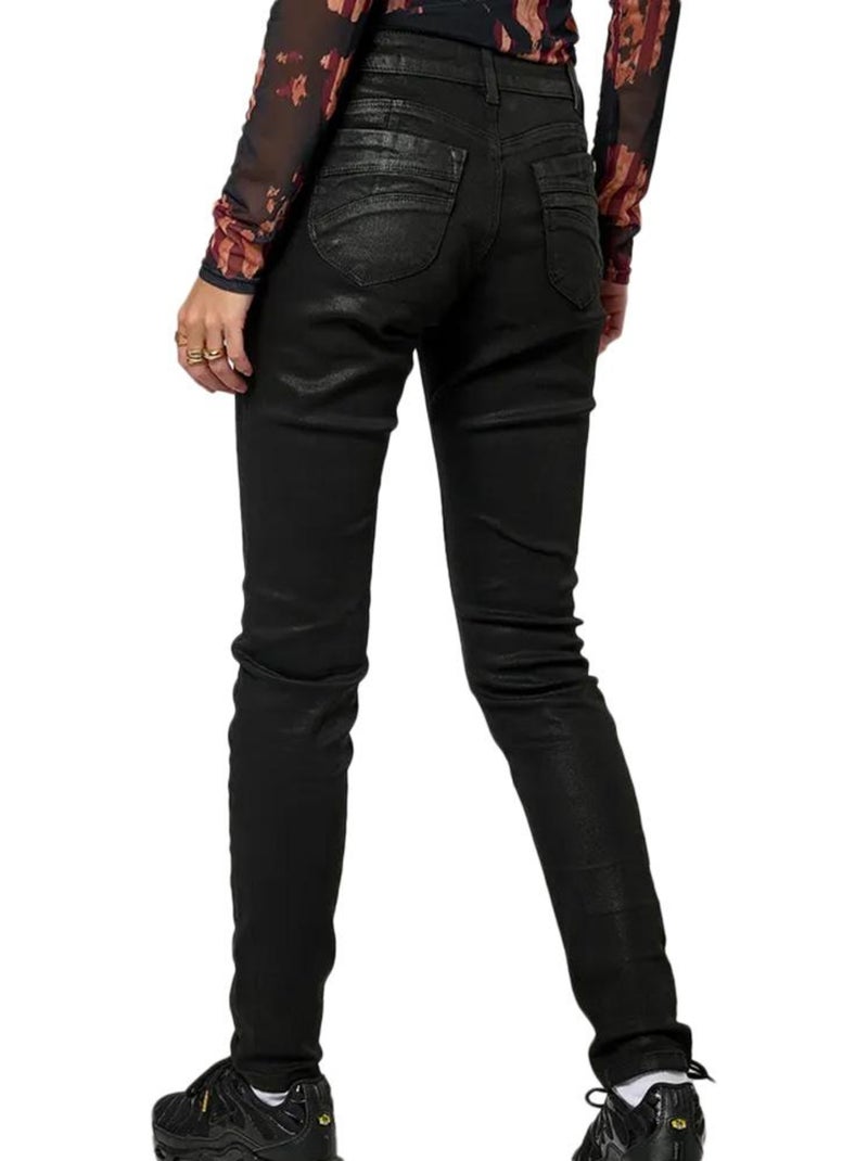 Jean Slim Femme Kaporal Noir - Kiabi