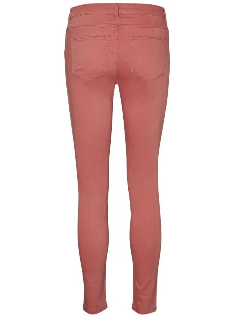 Jean slim Femme Vero Moda Rouge - Kiabi