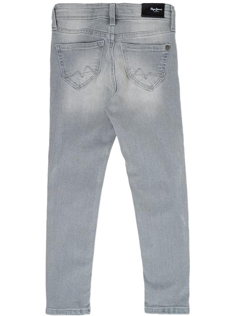Jean Slim Fille Pepe Jeans - 12A Gris Argenté - Kiabi