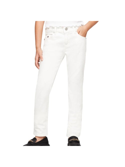 Jean slim fille tommy hilfiger - Kiabi