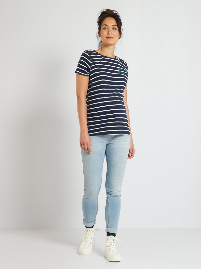 Jean slim fit de grossesse L30 Triple stone - Kiabi