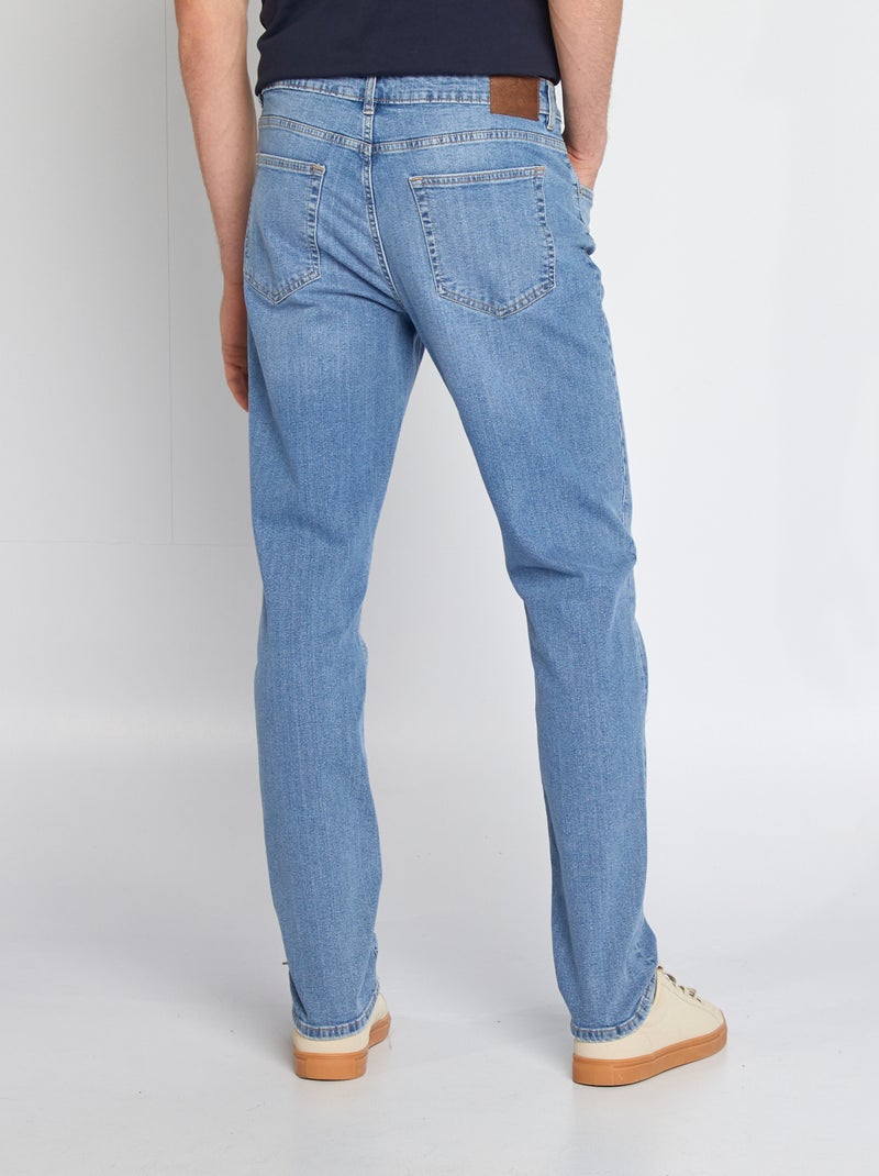 Jean slim fit en coton stretch - L38 BLEU - Kiabi