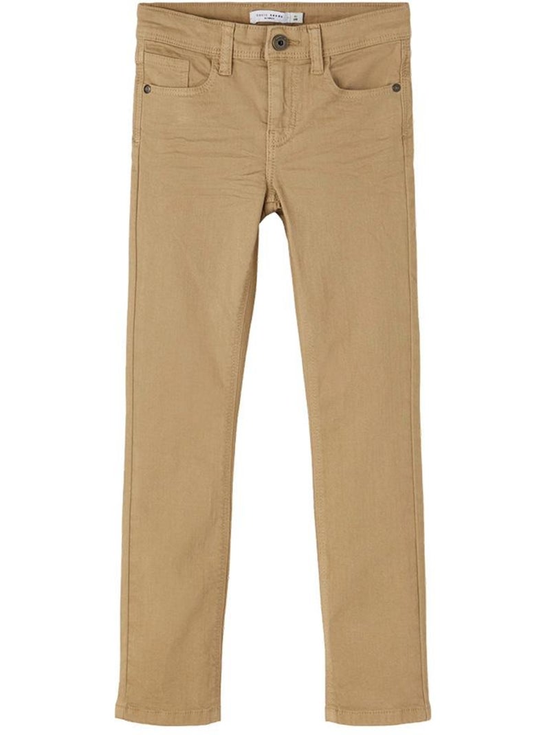 Jean Slim Garçon Name it Beige - Kiabi