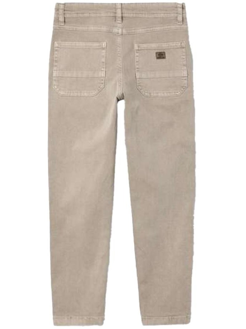 Jean Slim Garçon Name it Tapered Beige - Kiabi