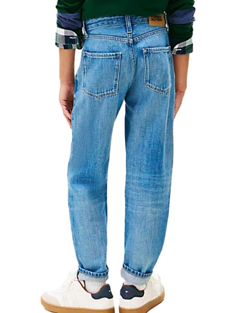 Jean slim garçon tommy hilfiger archive Bleu - Kiabi