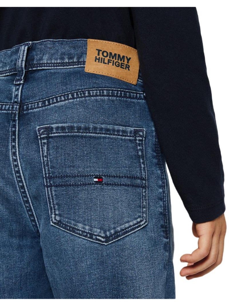Jean Slim Garçon Tommy Hilfiger Bleu - Kiabi