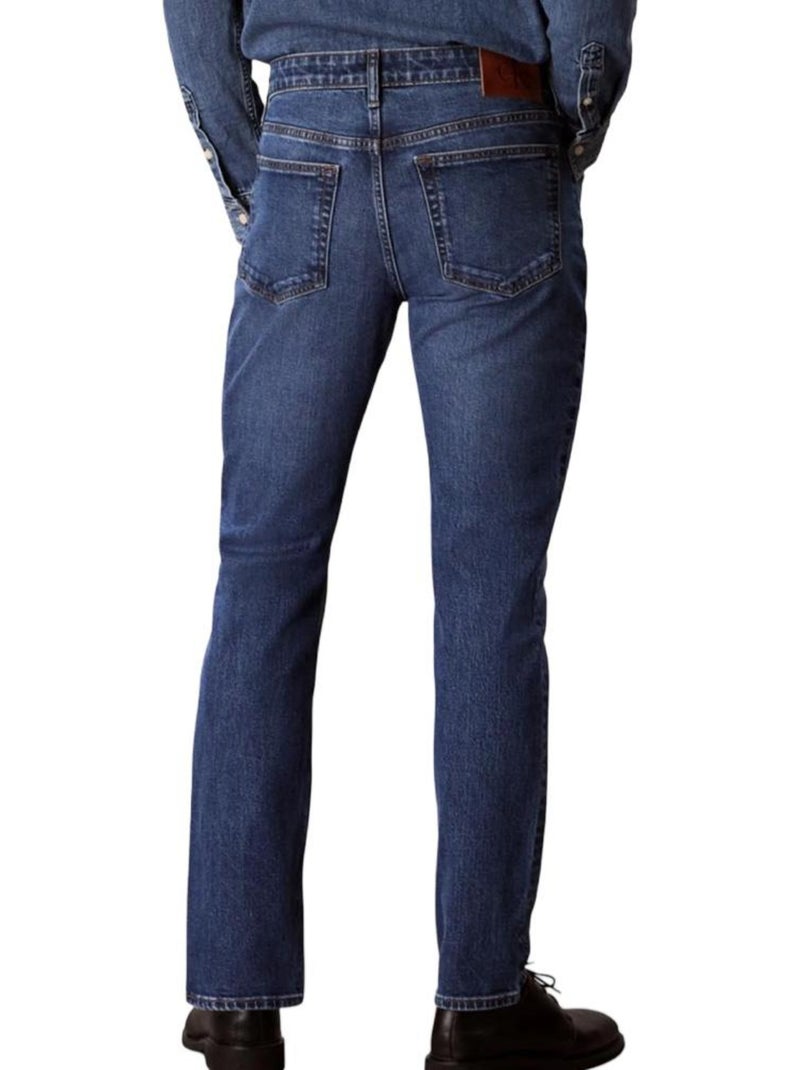 Jean Slim Homme Calvin Klein Jeans Bleu - Kiabi