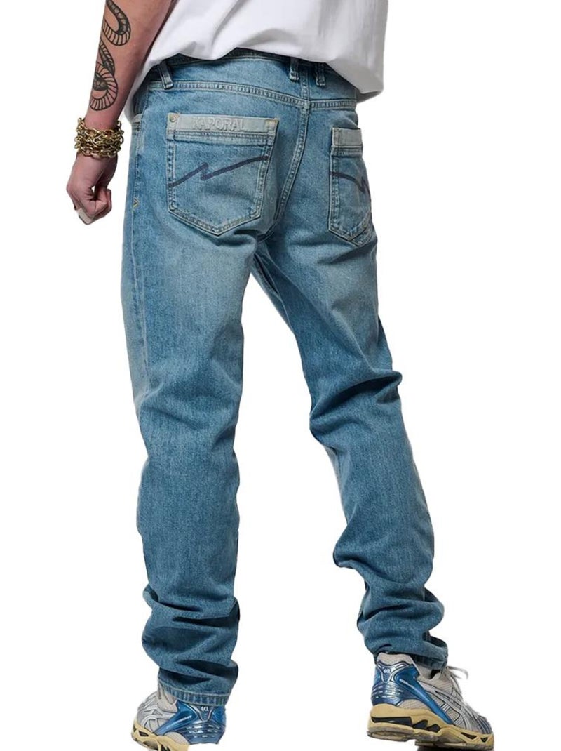 Jean Slim  Homme Kaporal Irish Bleu - Kiabi
