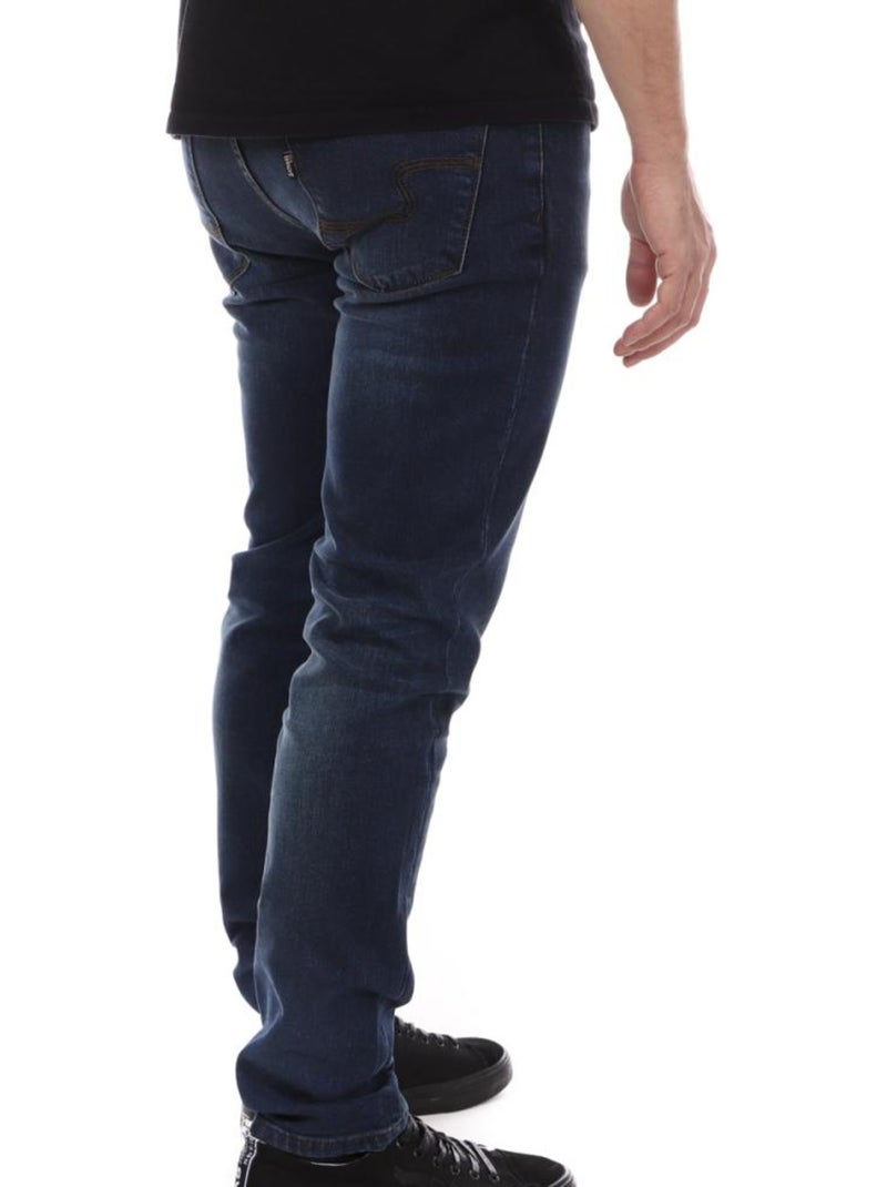 Jean Slim Homme Schott TRD Bleu - Kiabi