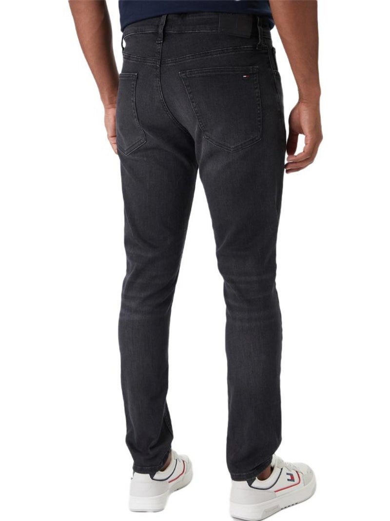 Jean Slim Homme Tommy Hilfiger Gris Argenté - Kiabi