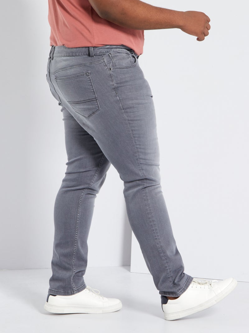 Jean slim L30 Gris - Kiabi