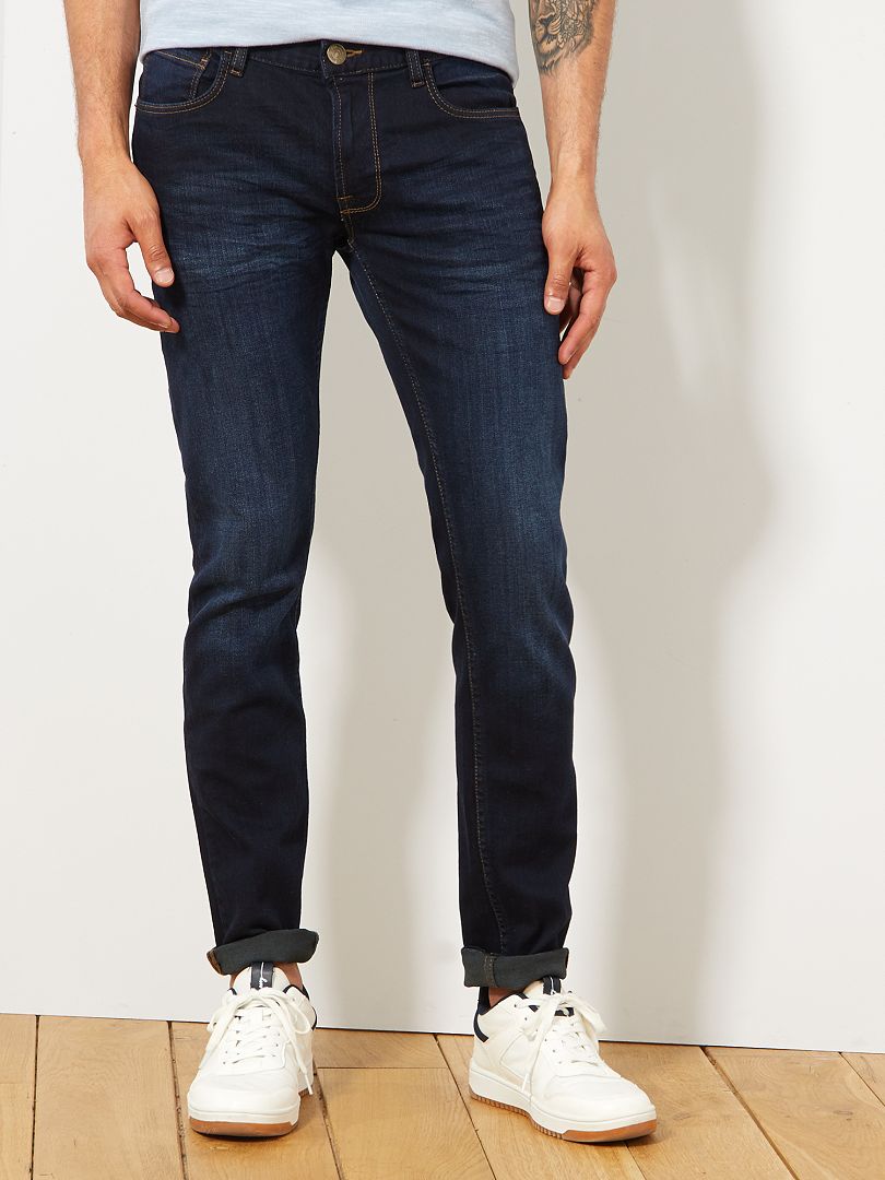 Jean slim L32 bleu indigo - Kiabi