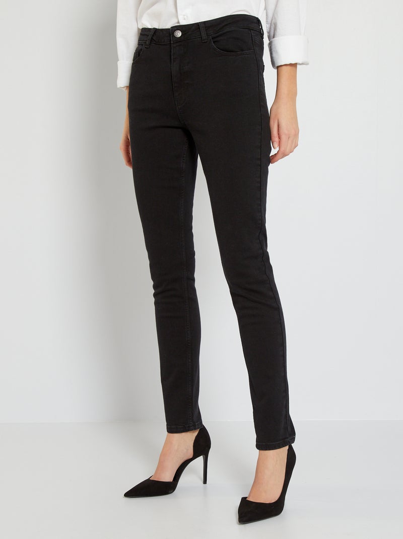 Jean slim L32 Noir - Kiabi
