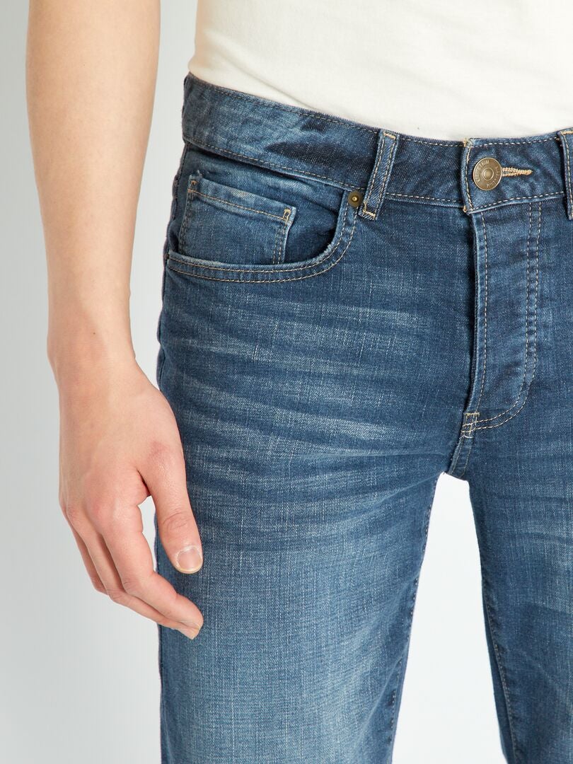 Jean slim L32 Noir - Kiabi