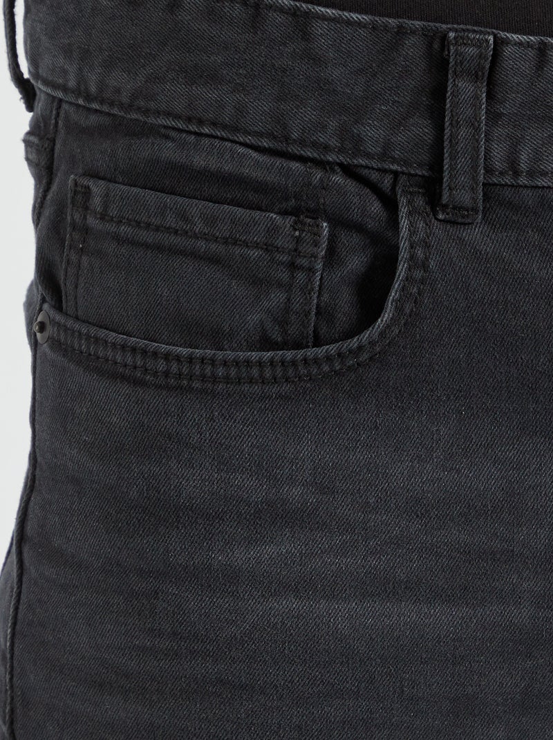 Jean slim L34 gris foncé - Kiabi