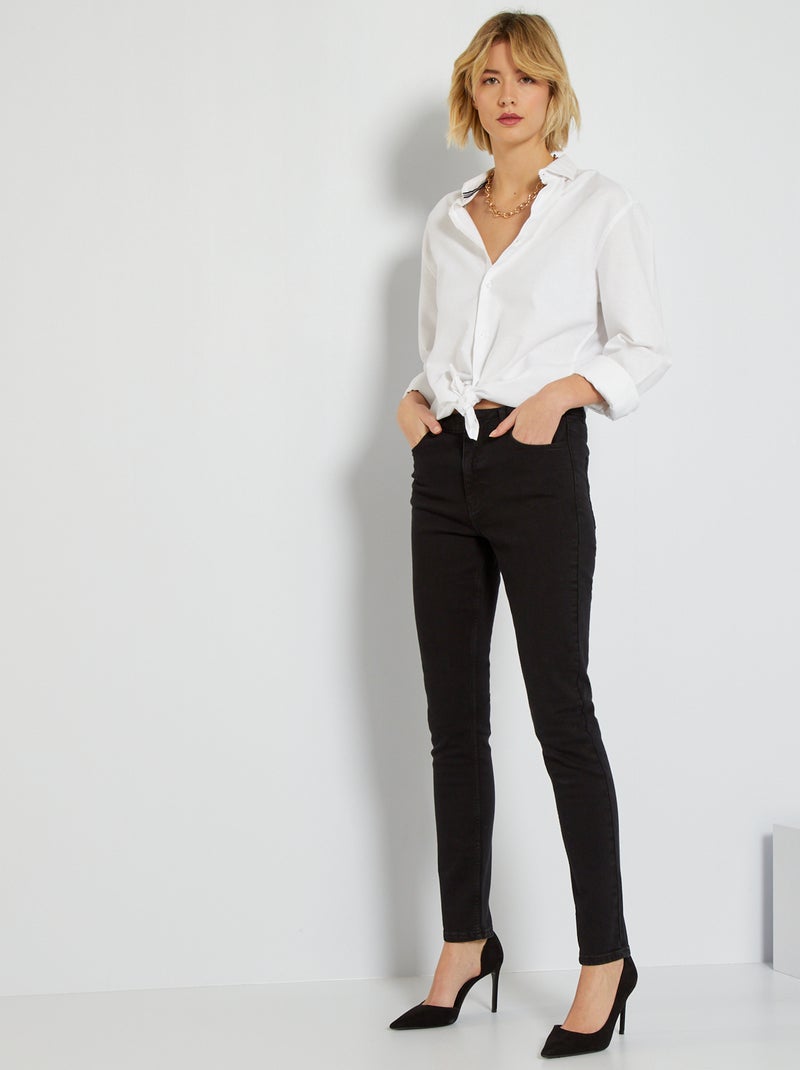 Jean slim L34 noir - Kiabi
