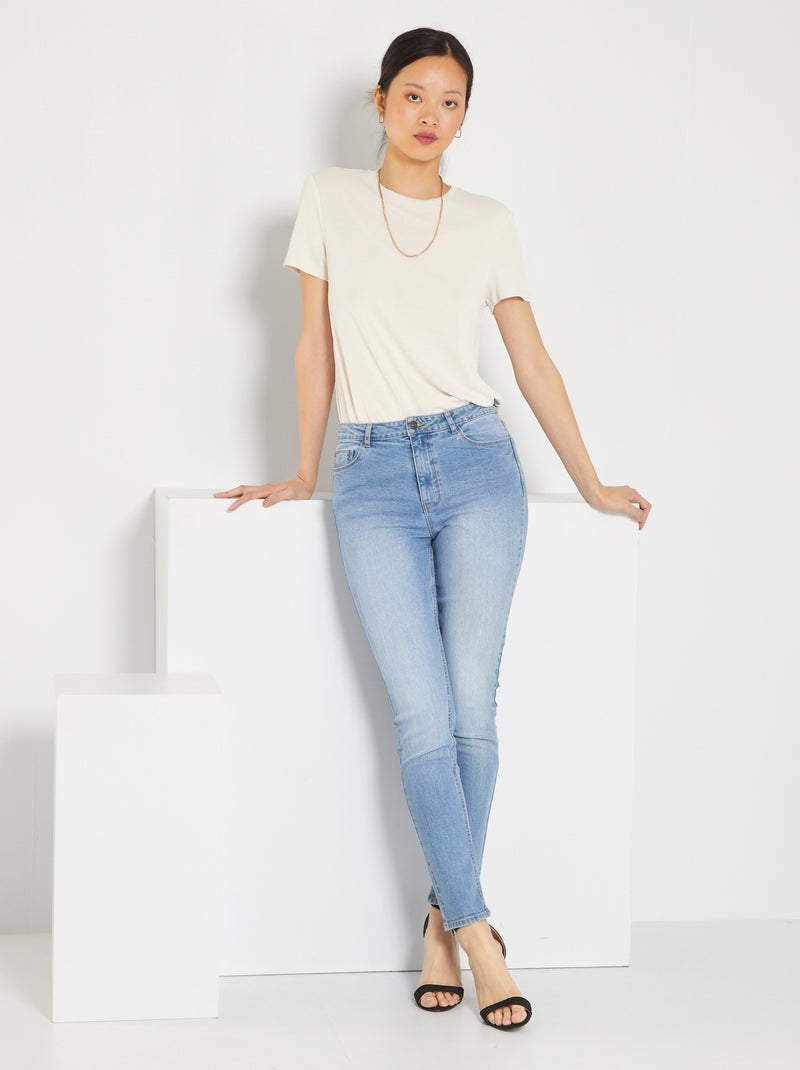 Jean slim L34 triple stone - Kiabi