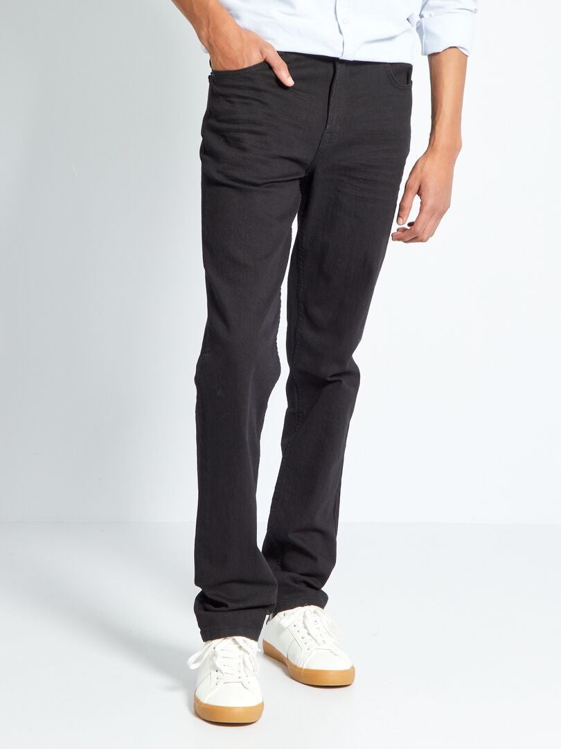 Jean slim L38 +1m95 noir - Kiabi