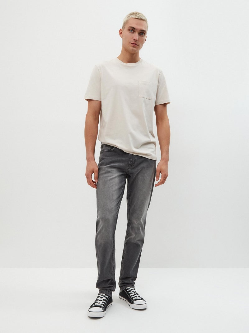 Jean slim  MO Fashion Gris - Kiabi