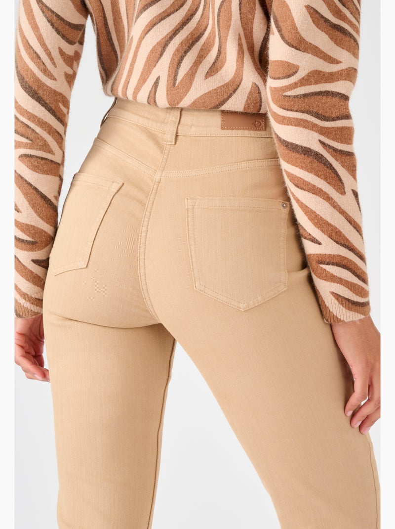 Jean slim Perfect Fit by Damart - Damart Marron - Kiabi