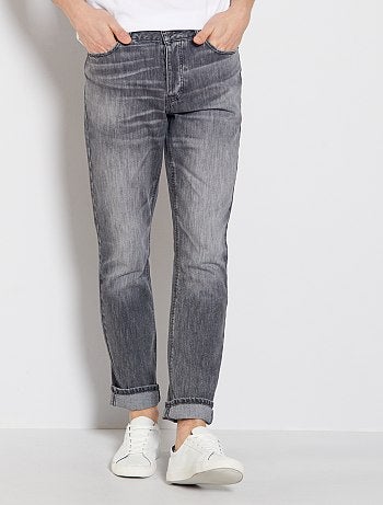 Jean slim pur coton L32