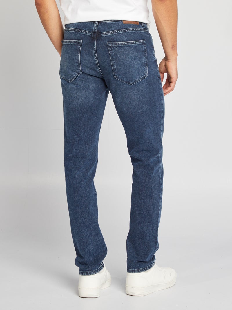 Jean slim slim fit / coupe ajustée Bleu brut - Kiabi