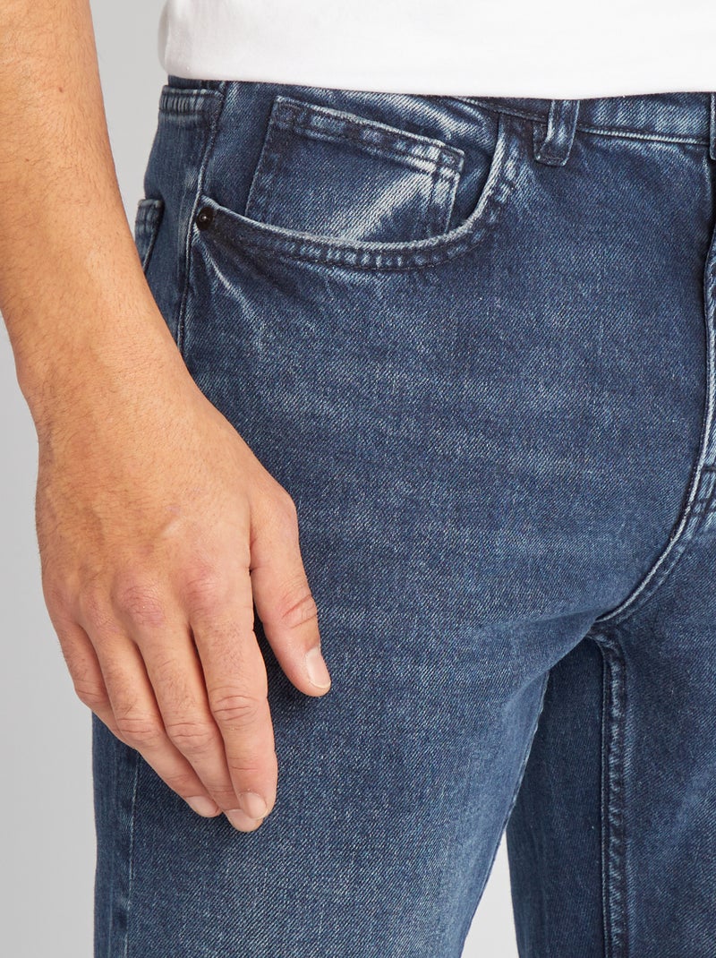 Jean slim slim fit / coupe ajustée Bleu brut - Kiabi