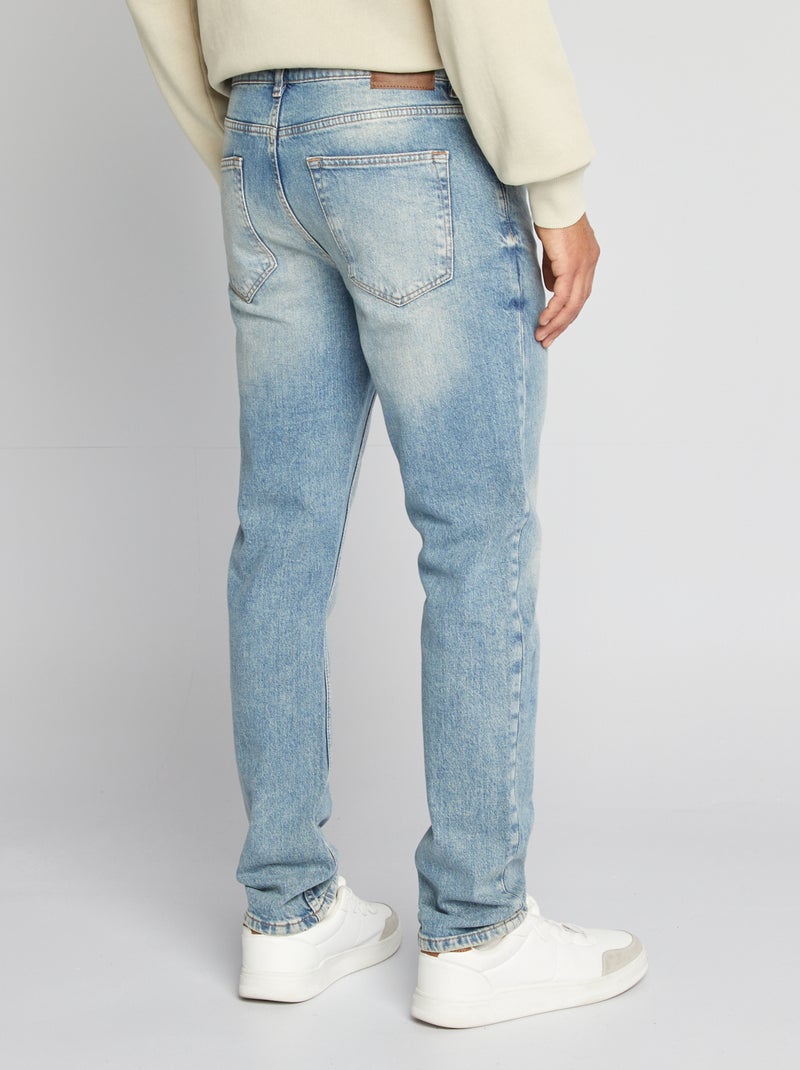 Jean slim slim fit / coupe ajustée Bleu clair - Kiabi