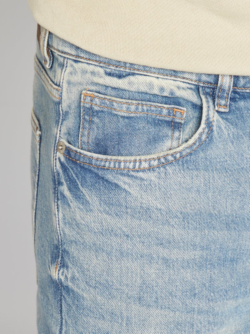 Jean slim slim fit / coupe ajustée Bleu clair - Kiabi