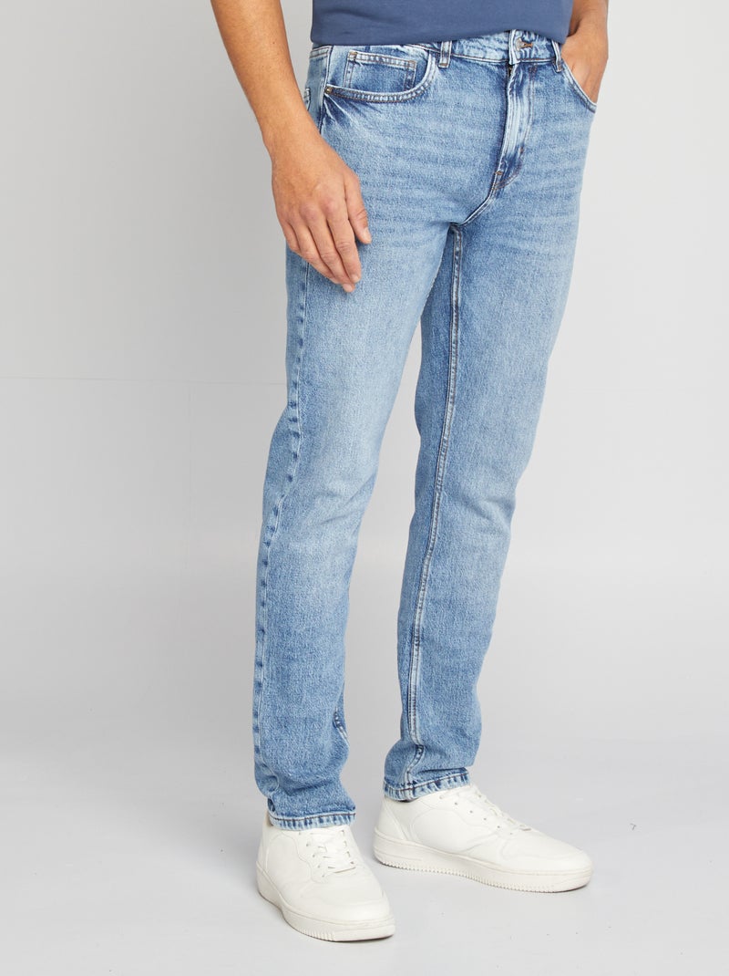 Jean slim slim fit / coupe ajustée Bleu - Kiabi