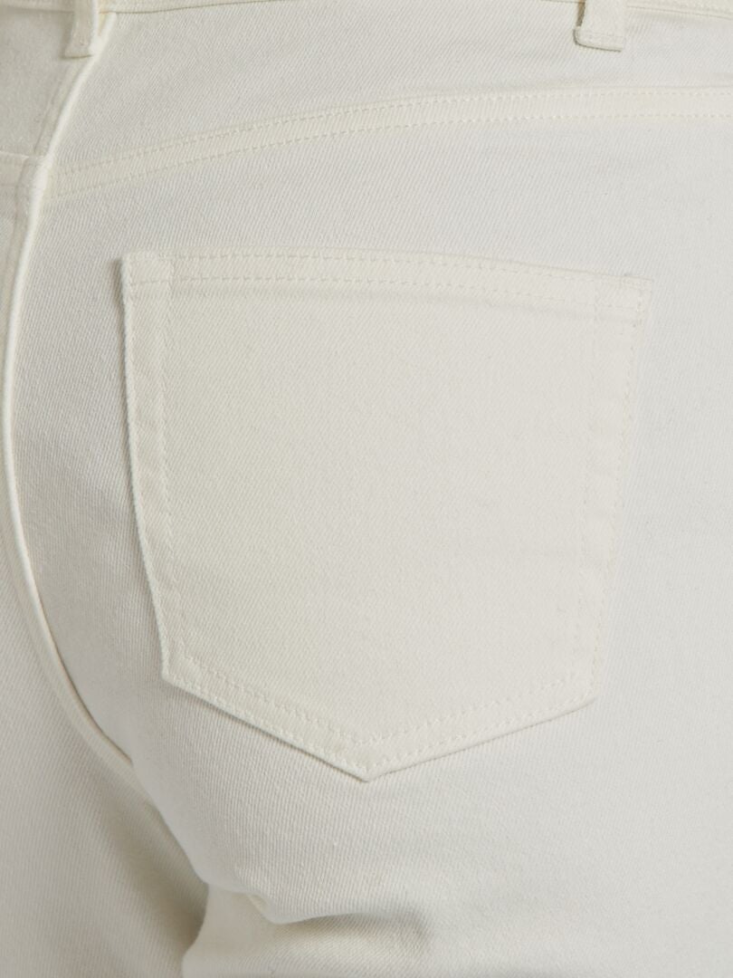 Jean slim stretch - 30L Blanc - Kiabi