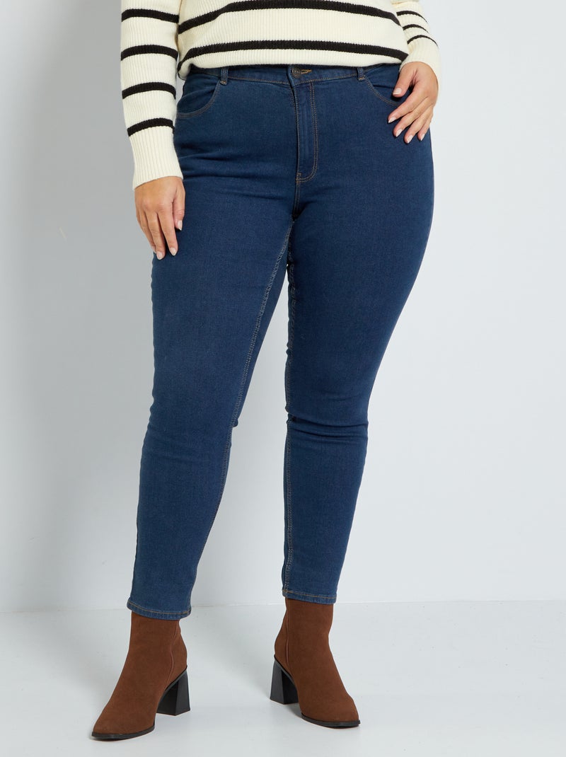 Jean slim stretch - 30L Bleu brut - Kiabi