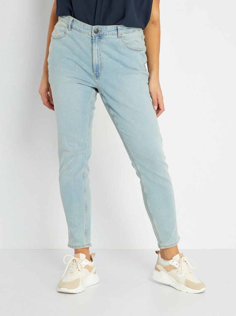 Jean slim stretch - 30L Bleu clair - Kiabi