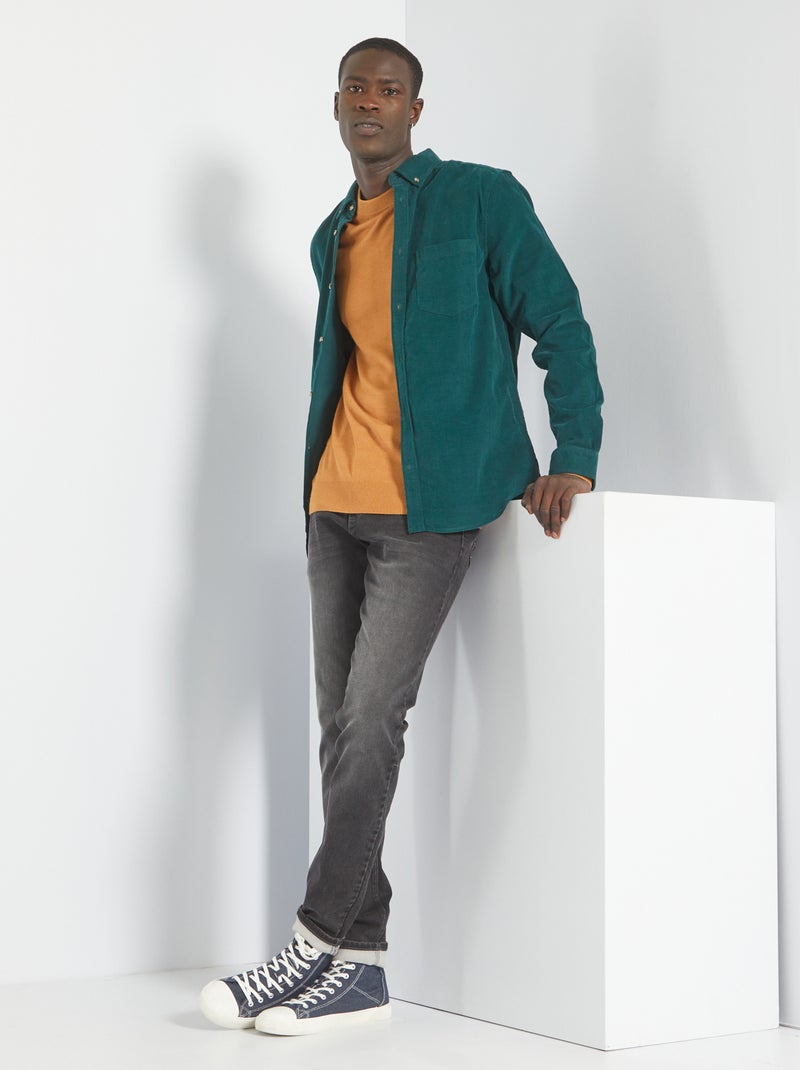 Jean slim stretch - L30 Dark grey - Kiabi