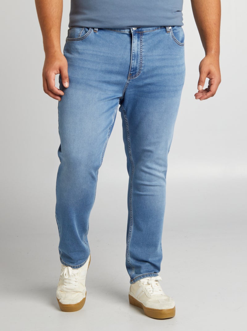 Jean slim stretch - L32 Bleu délavé - Kiabi