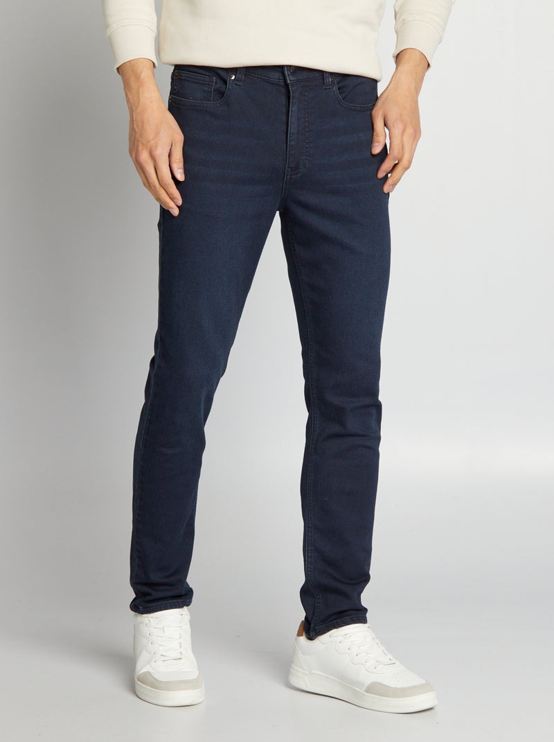 Jean slim stretch - L32 Bleu foncé - Kiabi