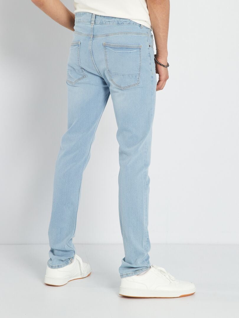 Jean slim stretch à 5 poches Bleu triple stone - Kiabi