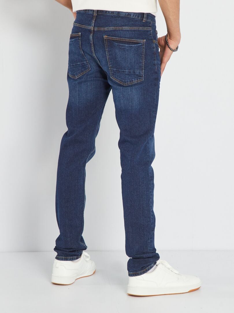 Jean slim stretch à 5 poches brut - Kiabi
