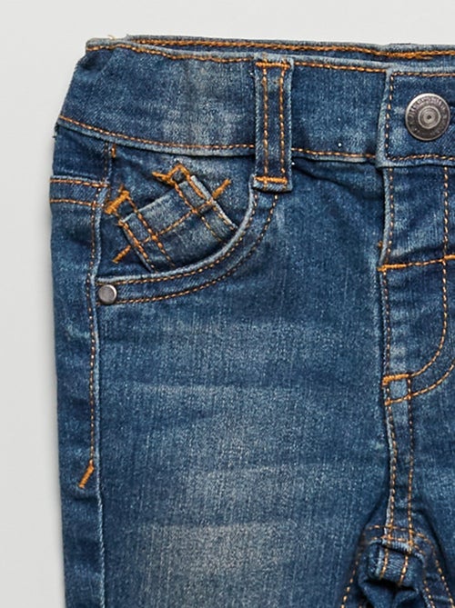 Jean slim stretch à taille ajustable - Kiabi