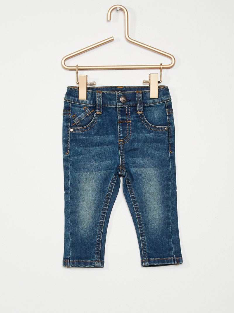 Jean slim stretch bleu - Kiabi