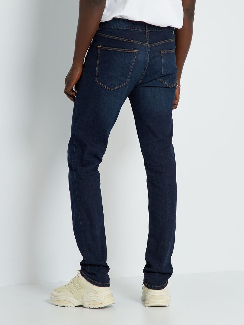Jean slim stretch L34 Bleu foncé - Kiabi
