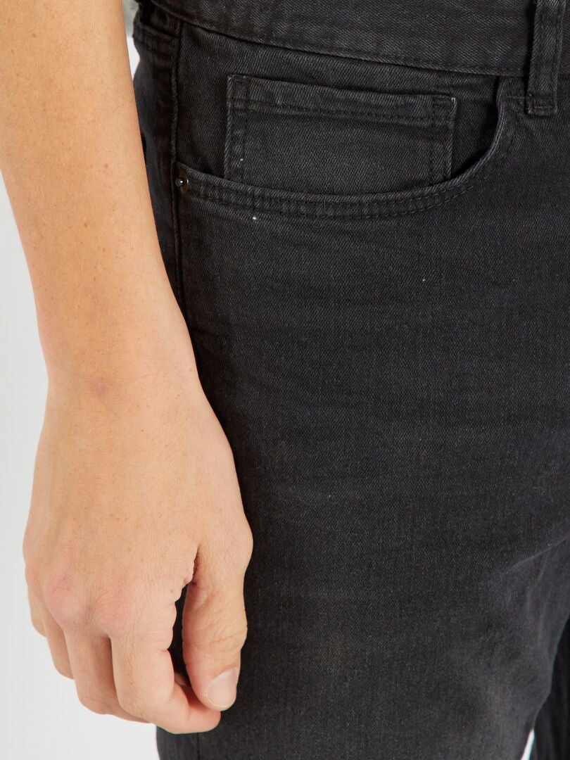 Jean slim stretch L34 Gris foncé - Kiabi