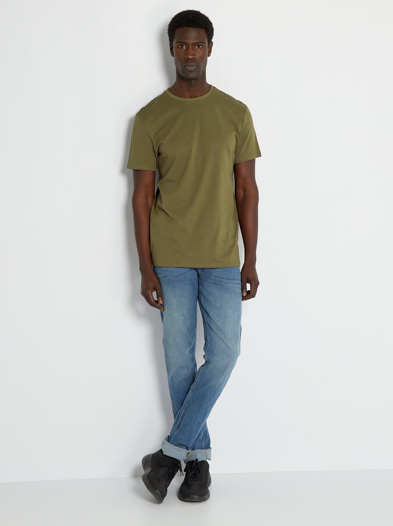 Jean slim stretch L34 stone used - Kiabi