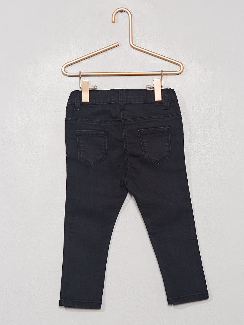 Jean Slim Fit Noir SMAFOLK - Taille 98/104 - Occasion Très Bon état