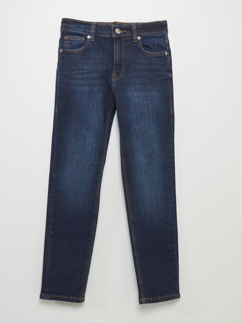 Jean slim taille ajustable Bleu - Kiabi