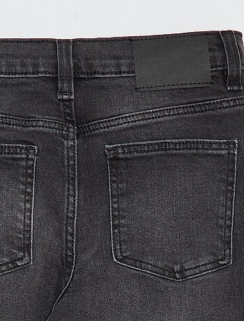 Jean slim taille ajustable